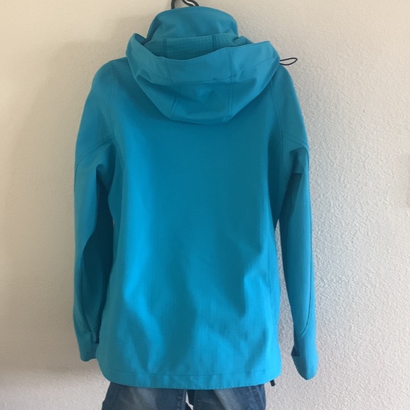 The north face windstopper summit series aqua hooded jacket size XL - Picture 5 of 11
